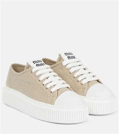 miu miu style sneakers|mi miu prada sneakers.